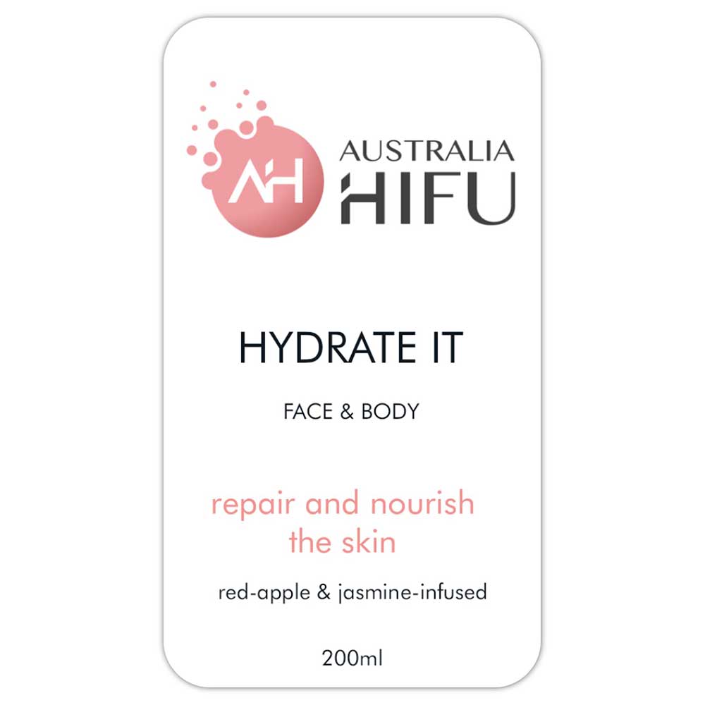 hydrate it label australia hifu